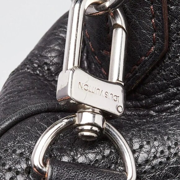 Louis Vuitton Black Monogram Mahina Leather Selene PM Bag - Picture 5 of 12